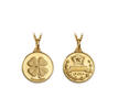 Lyckopenning 18k guld 15 mm