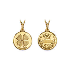 Lyckopenning 18k guld 15 mm