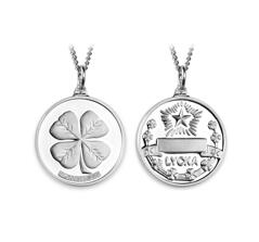 Lyckopenning silver 20 mm